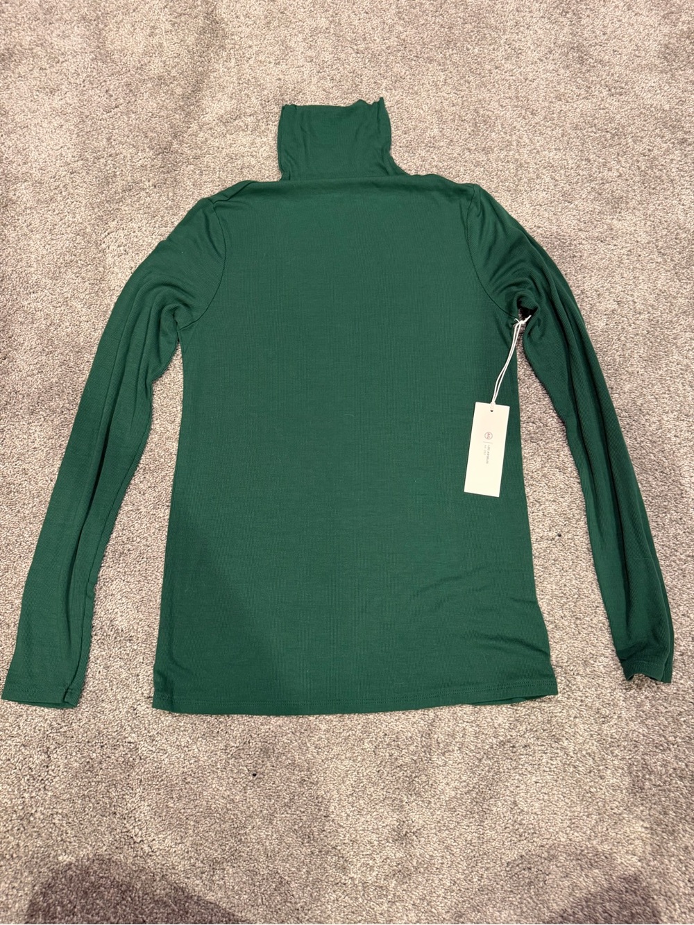 AG JEANS Green Ribbed TURTLE NECK Top with Tag - Size M